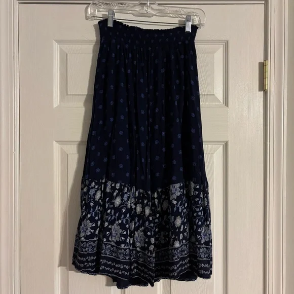 Old Navy Blue Maxi A-line Skirt - Picture 2 of 2